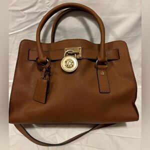 Michael Kors Brown Leather Satchel